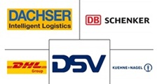 Logotipos de las principales empresas de transporte de Alemania